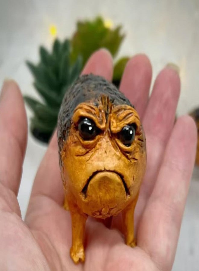 ALHBEJT Frog Toad Statue Ugly Angry Sculptures Garden Statues Garden Yard Decor Statue Fun Novelty Home Office Decor - Image 3